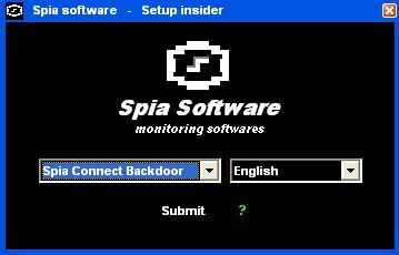 Spia Connect Backdoor software
