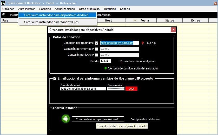 Spia Connect Backdoor