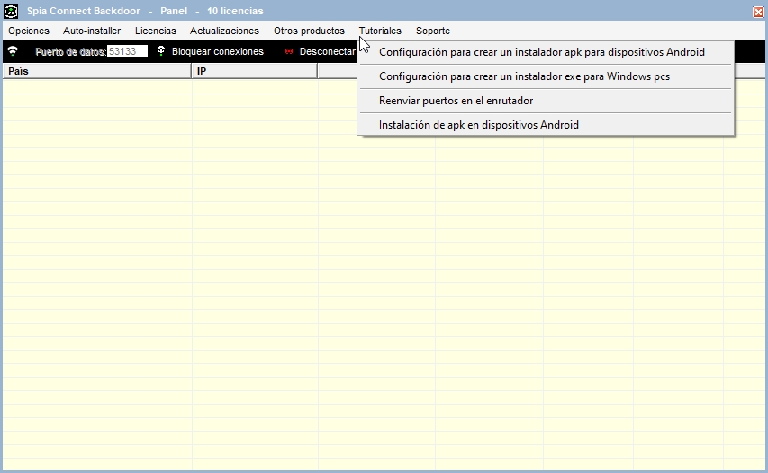Spia Connect Backdoor