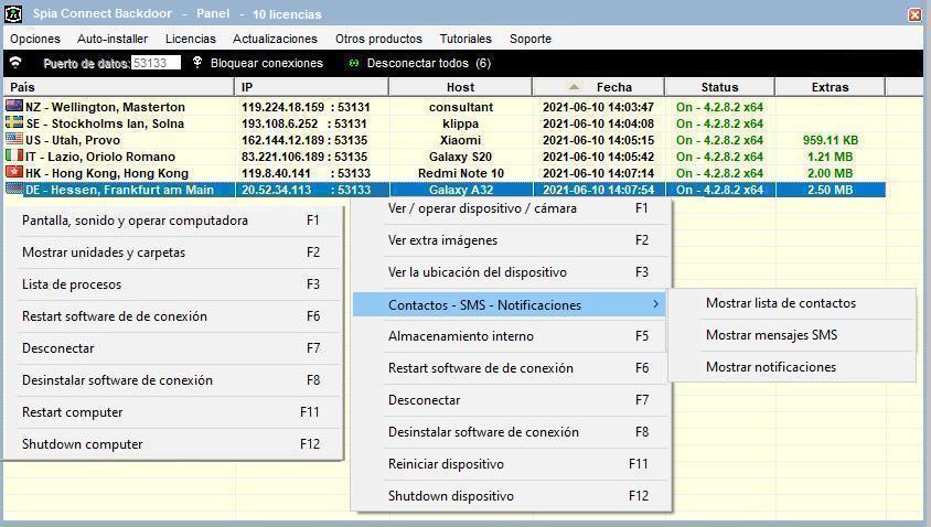 Spia Connect Backdoor